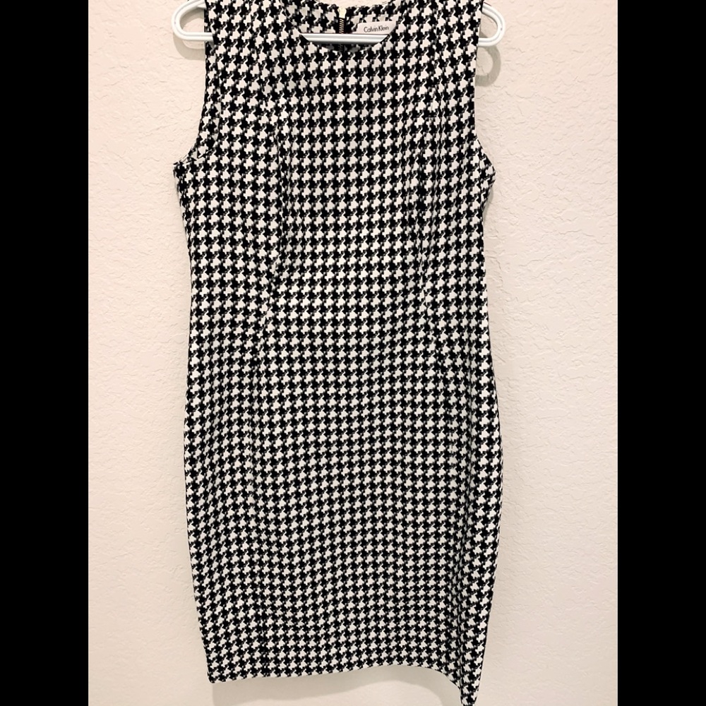 Calvin Klein checked dress, size 12.